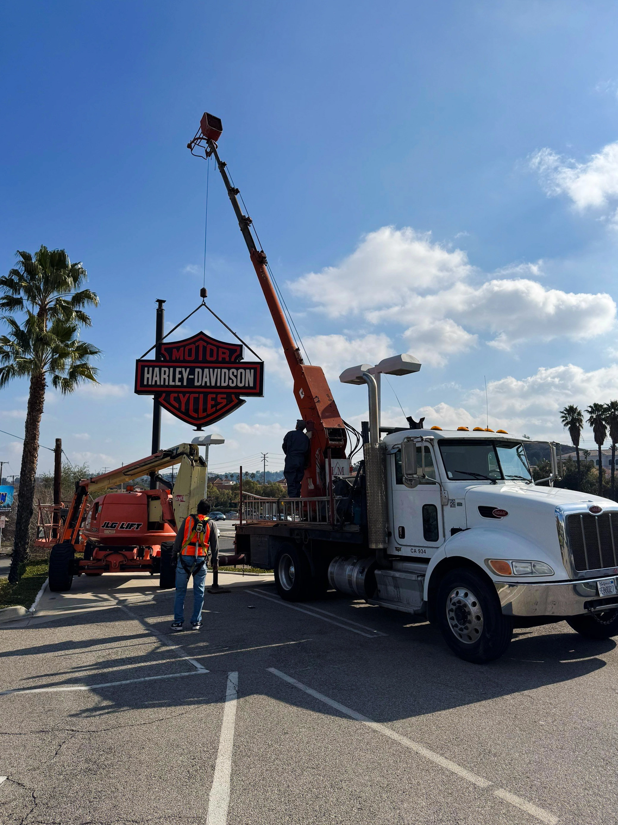 Sign installation example 1